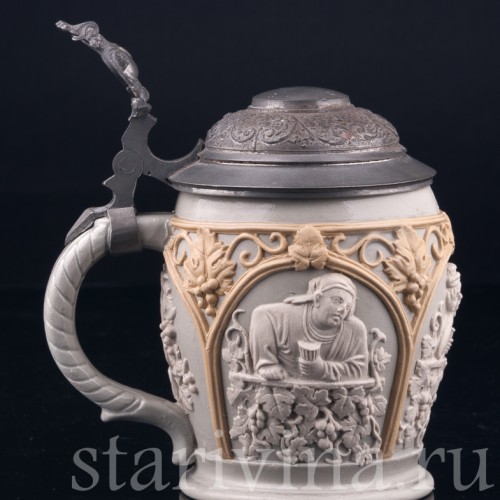 Пивная кружка, 1/4 л, Villeroy & Boch, Германия, кон. 19 в