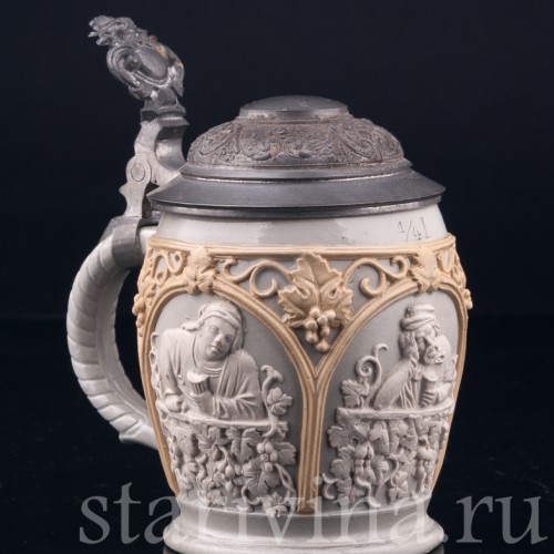 Пивная кружка, 1/4 л, Villeroy & Boch, Германия, кон. 19 в