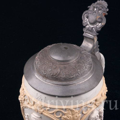 Пивная кружка, 1/4 л, Villeroy & Boch, Германия, кон. 19 в