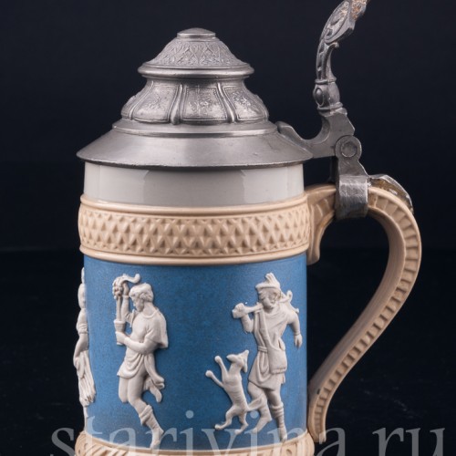 Старинная Пивная кружка, 1/4 л, Villeroy & Boch, Германия, нач. 20 в.