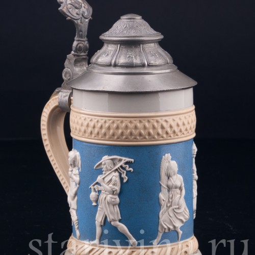 Старинная Пивная кружка, 1/4 л, Villeroy & Boch, Германия, нач. 20 в.