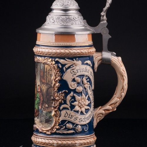 В винном подвальчике, 1/2 л, Marzi & Remy, Германия, нач. 20 в