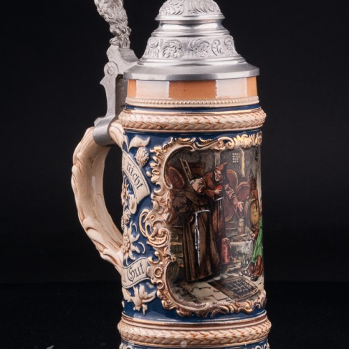 В винном подвальчике, 1/2 л, Marzi & Remy, Германия, нач. 20 в