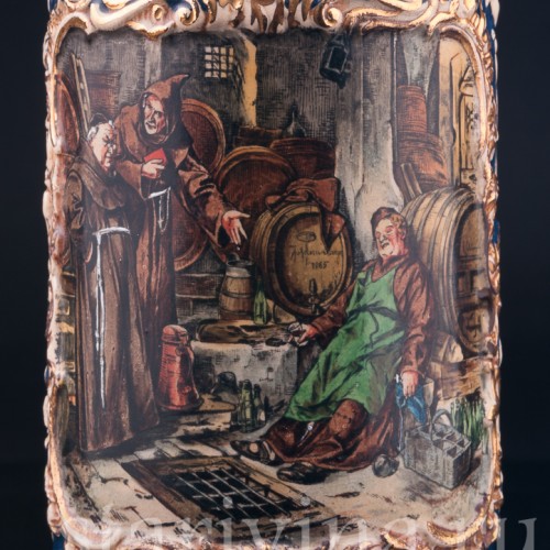 В винном подвальчике, 1/2 л, Marzi & Remy, Германия, нач. 20 в