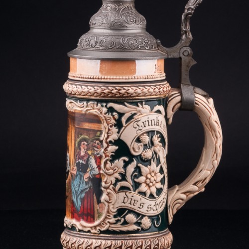 Старинная Танцы в таверне, 1/2 л, Marzi & Remy, Германия, нач. 20 в.