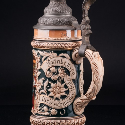 Старинная Танцы в таверне, 1/2 л, Marzi & Remy, Германия, нач. 20 в.