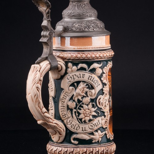 Старинная Танцы в таверне, 1/2 л, Marzi & Remy, Германия, нач. 20 в.