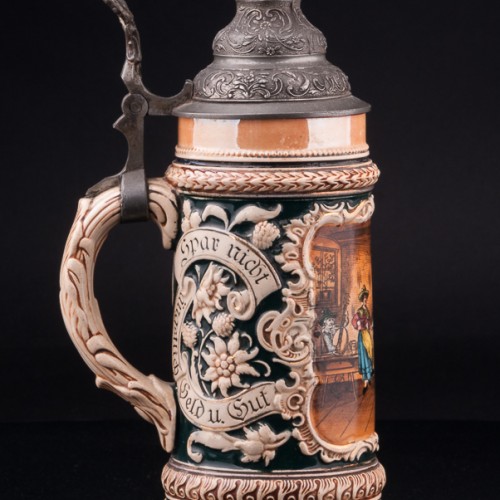 Старинная Танцы в таверне, 1/2 л, Marzi & Remy, Германия, нач. 20 в.