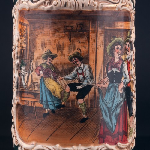 Старинная Танцы в таверне, 1/2 л, Marzi & Remy, Германия, нач. 20 в.