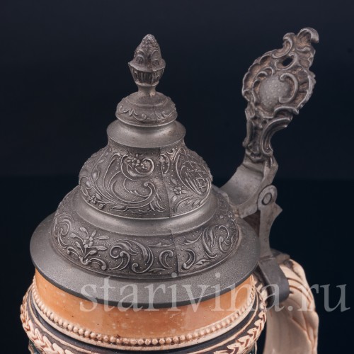 Старинная Танцы в таверне, 1/2 л, Marzi & Remy, Германия, нач. 20 в.