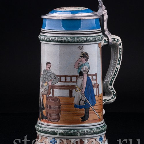 Свободный вечер, 1л, Albert Jacob Thewalt, Германия, 1900-1910 гг