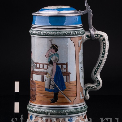 Свободный вечер, 1л, Albert Jacob Thewalt, Германия, 1900-1910 гг