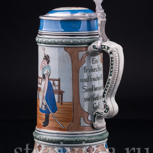 Свободный вечер, 1л, Albert Jacob Thewalt, Германия, 1900-1910 гг