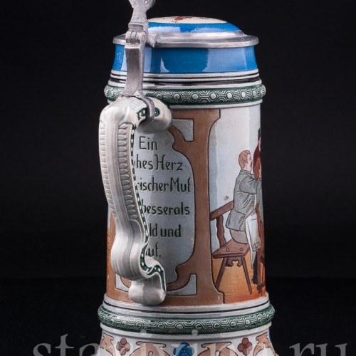 Свободный вечер, 1л, Albert Jacob Thewalt, Германия, 1900-1910 гг