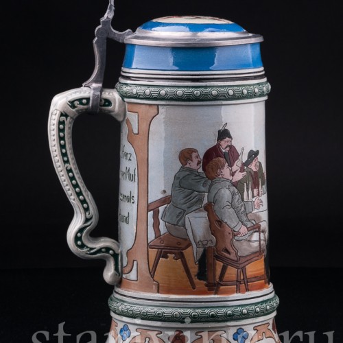 Свободный вечер, 1л, Albert Jacob Thewalt, Германия, 1900-1910 гг