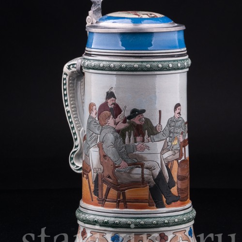 Свободный вечер, 1л, Albert Jacob Thewalt, Германия, 1900-1910 гг