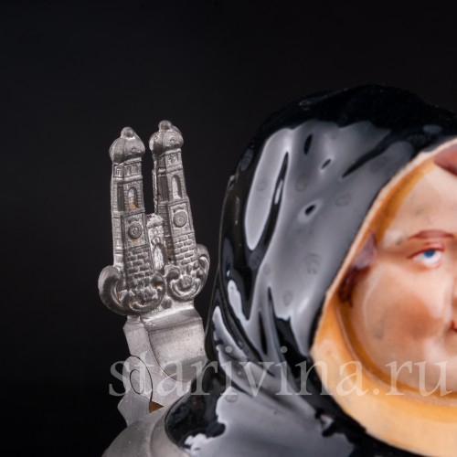 Старинная пивная кружка Мюнхенский мальчик, 1 л, Германия, перв. пол. 20 в.  