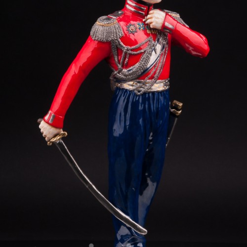 Фарфоровая статуэтка Русский генерал В. В. Орлов-Денисов, Россия, совр.