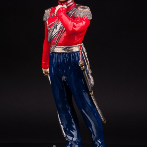 Фарфоровая статуэтка Русский генерал В. В. Орлов-Денисов, Россия, совр.