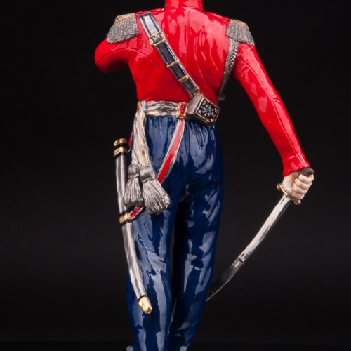 Фарфоровая статуэтка Русский генерал В. В. Орлов-Денисов, Россия, совр.