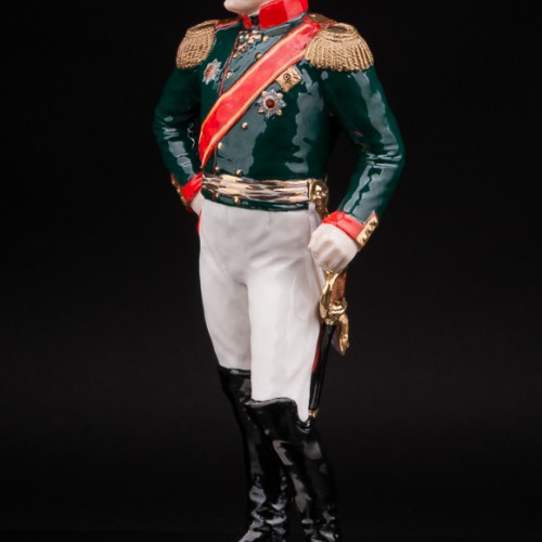 Коллекционная фарфоровая статуэтка Русский генерал А. П. Ермолов, Россия, совр.