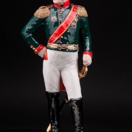 Коллекционная фарфоровая статуэтка Русский генерал А. П. Ермолов, Россия, совр.