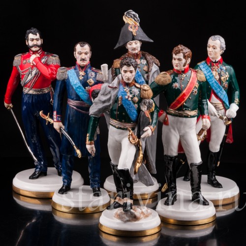 Коллекционная фарфоровая статуэтка Русский генерал А. П. Ермолов, Россия, совр.