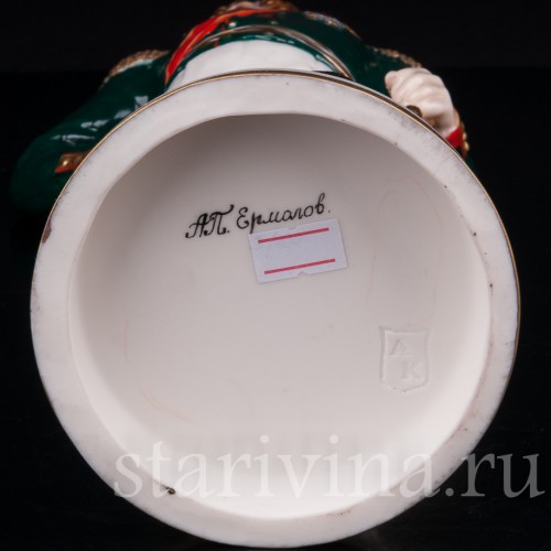 Коллекционная фарфоровая статуэтка Русский генерал А. П. Ермолов, Россия, совр.