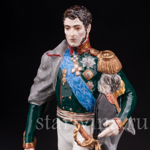 Коллекционная фарфоровая статуэтка Русский генерал П.И. Багратион, Россия, совр.