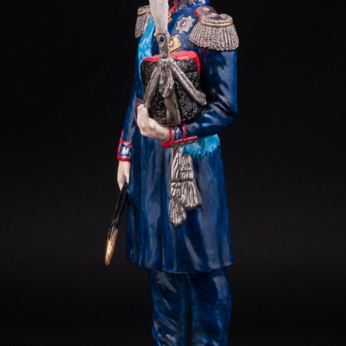 Коллекционная фарфоровая статуэтка Атаман М. И. Платов, Россия, совр.