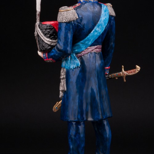 Коллекционная фарфоровая статуэтка Атаман М. И. Платов, Россия, совр.