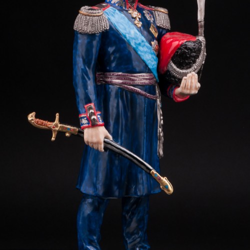 Коллекционная фарфоровая статуэтка Атаман М. И. Платов, Россия, совр.