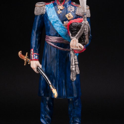 Коллекционная фарфоровая статуэтка Атаман М. И. Платов, Россия, совр.