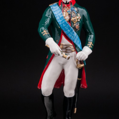 Коллекционная фарфоровая статуэтка Генералиссимус А. В. Суворов, Россия, совр.