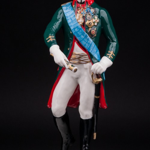 Коллекционная фарфоровая статуэтка Генералиссимус А. В. Суворов, Россия, совр.