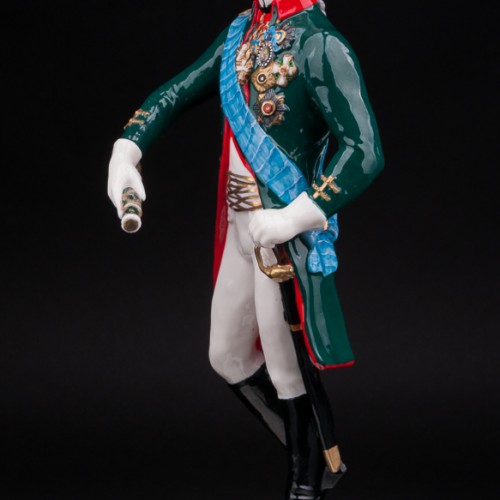 Коллекционная фарфоровая статуэтка Генералиссимус А. В. Суворов, Россия, совр.