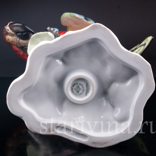 Статуэтка птицы из фарфора Попугай Ара, Rosenthal, Германия, 1970 гг.