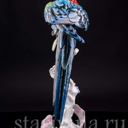 Статуэтка птицы из фарфора Попугай Ара, Rosenthal, Германия, 1970 гг.