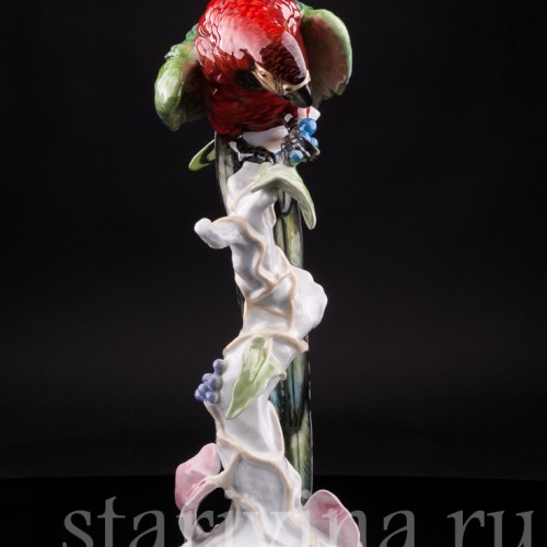 Статуэтка птицы из фарфора Попугай Ара, Rosenthal, Германия, 1970 гг.