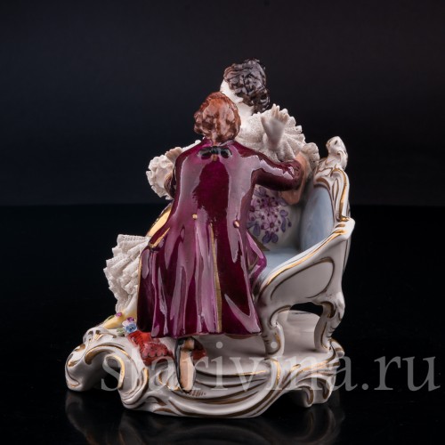 Пылкий влюбленный, кружевная, Дрезден, Германия, сер. 20 в.