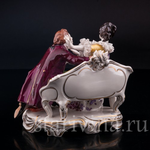Пылкий влюбленный, кружевная, Дрезден, Германия, сер. 20 в.