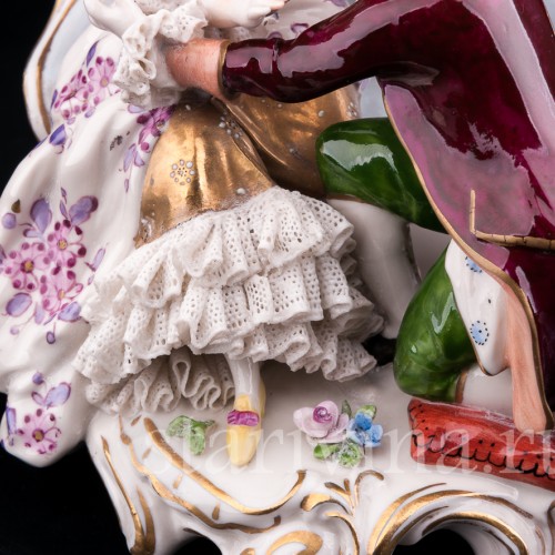 Пылкий влюбленный, кружевная, Дрезден, Германия, сер. 20 в.