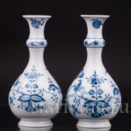 Две вазочки с узким горлом, Meissen, Германия, 1985 г.