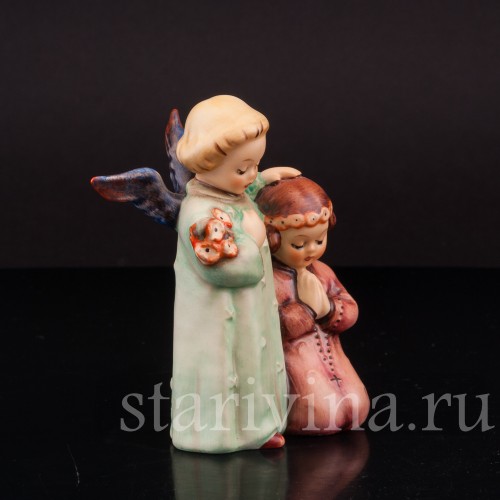 Фарфоровая фигурка Малыш с ангелочком, Goebel, Германия, 1979-90 гг.