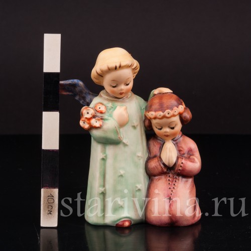 Фарфоровая фигурка Малыш с ангелочком, Goebel, Германия, 1979-90 гг.