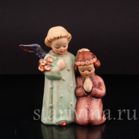 Фарфоровая фигурка Малыш с ангелочком, Goebel, Германия, 1979-90 гг.