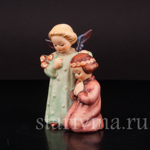 Фарфоровая фигурка Малыш с ангелочком, Goebel, Германия, 1979-90 гг.