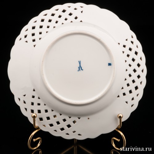 Цветочный узор с насекомыми, Meissen, Германия, 19 в