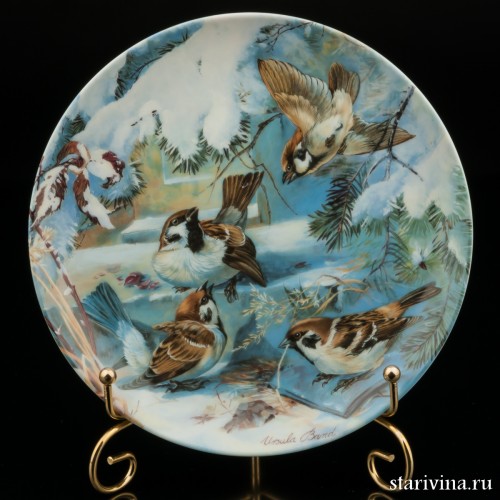 Воробьи у нашей двери, Hutschenreuther, Германия