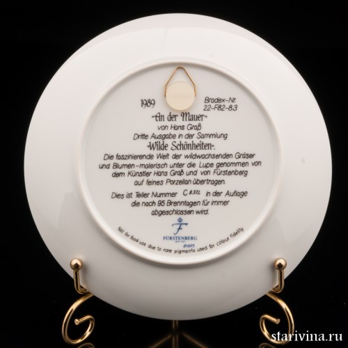 У каменной стены, Furstenberg, Германия